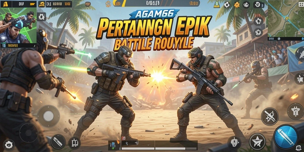 Gameplay seru di AGAM66 dengan pertempuran adu strategi.