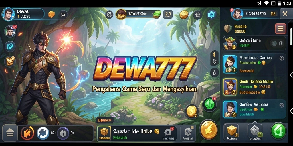 Screenshot gameplay <strong>DEWA777</strong> yang menunjukkan aksi seru di dalam permainan Idle.