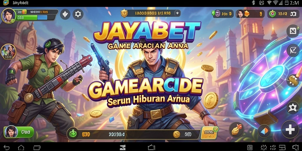 Tampilan gameplay seru dari JAYABET saat bermain arcade.