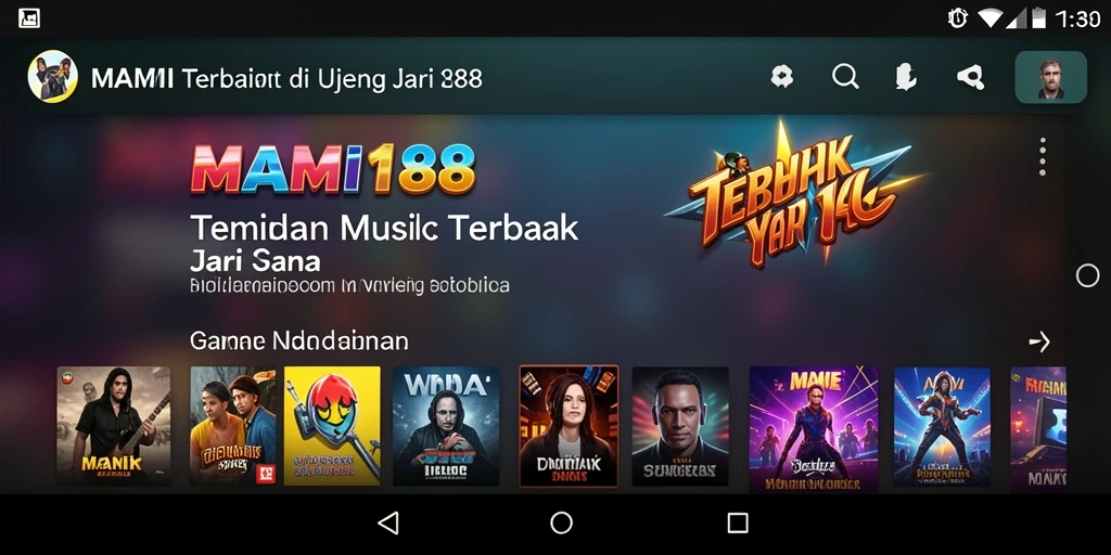 Screenshot MAMI188 menampilkan antarmuka pengguna yang menarik dan fungsional.