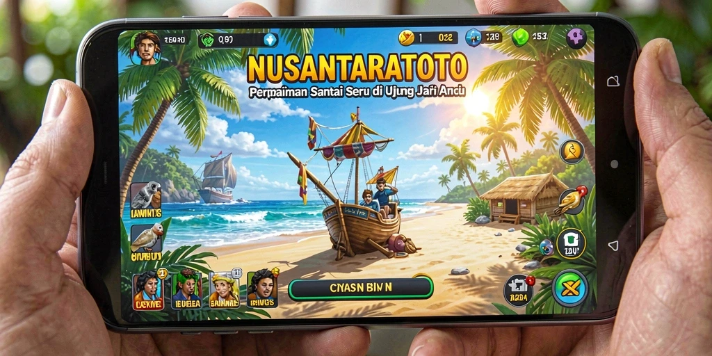 Tampilan permainan NUSANTARATOTO yang menarik dan menyenangkan.
