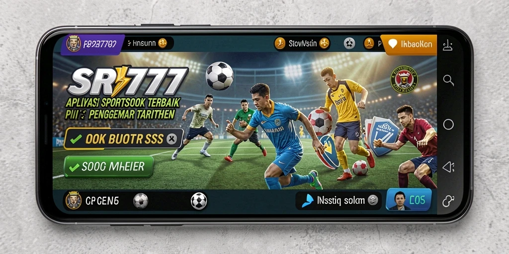 Tampilan gameplay applikasi Sportsbook SR777 yang menarik dan interaktif.