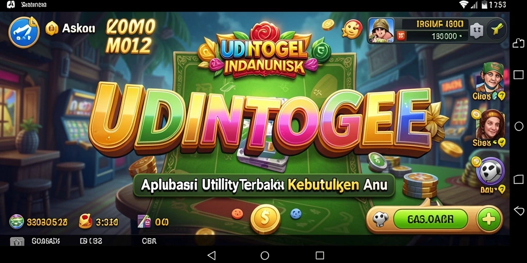 Tampilan screenshot aplikasi UDINTOGEL yang menarik dan informatif.